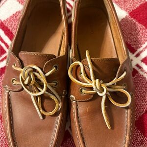 Lands' End Brown Leather Loafers